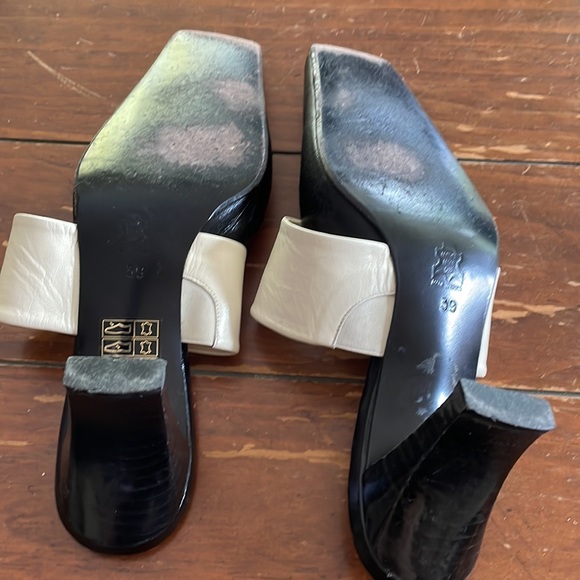 Stephane de Raucourt leather mules (sz 9) - Picture 5 of 10